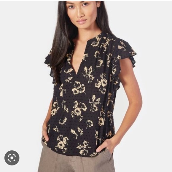 Joie Marlina Top in Caviar - Picture 2 of 6